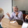 Collega aan het woord in overleg